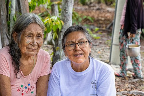 Lucero Guillén beim Besuch der Wampi.